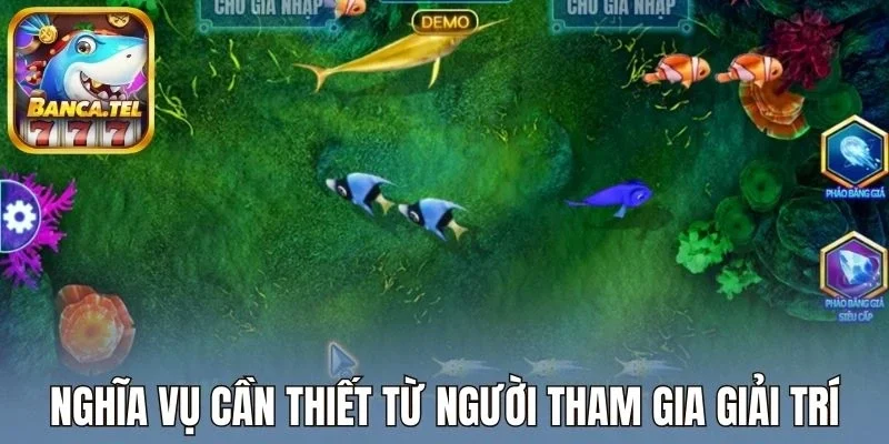 Nghĩa vụ cần thiết từ người tham gia giải trí