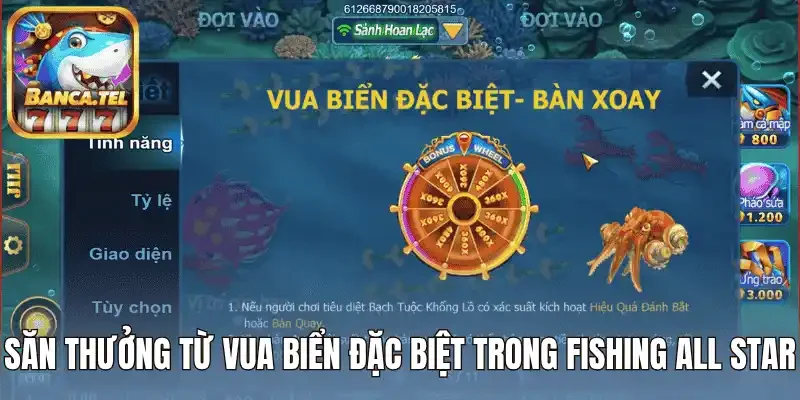 Săn thưởng từ Vua Biển Đặc biệt trong Fishing All Star